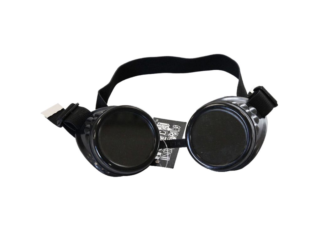 Poizen Industries Steampunk Cyber Goggles Black
