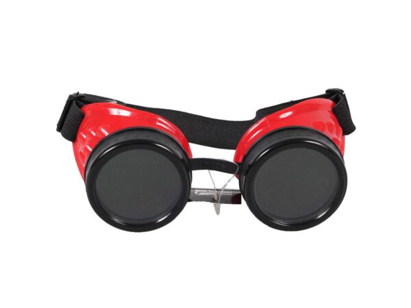 Poizen Industries Steampunk Cyber Goggles Red