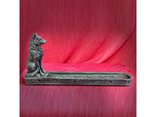 Catching the Scent Wolf Incense Burner