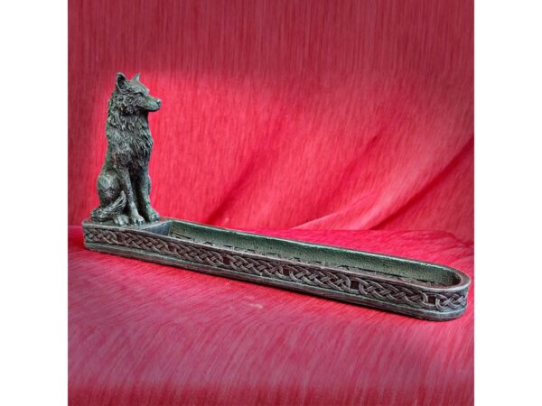 Catching the Scent Wolf Incense Burner