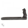Catching the Scent Wolf Incense Burner