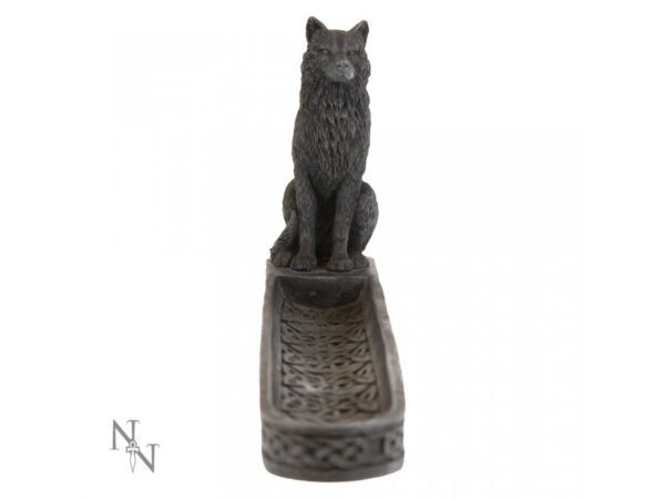 Catching the Scent Wolf Incense Burner