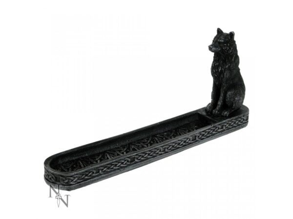 Catching the Scent Wolf Incense Burner