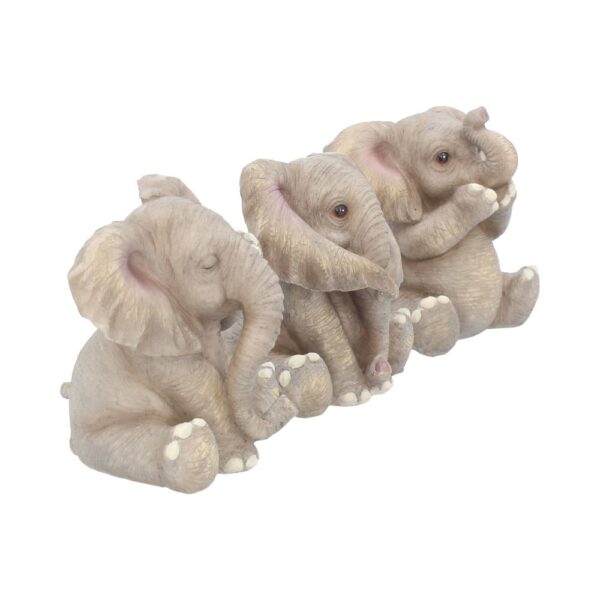 Three Wise Baby Elephants - Image 4