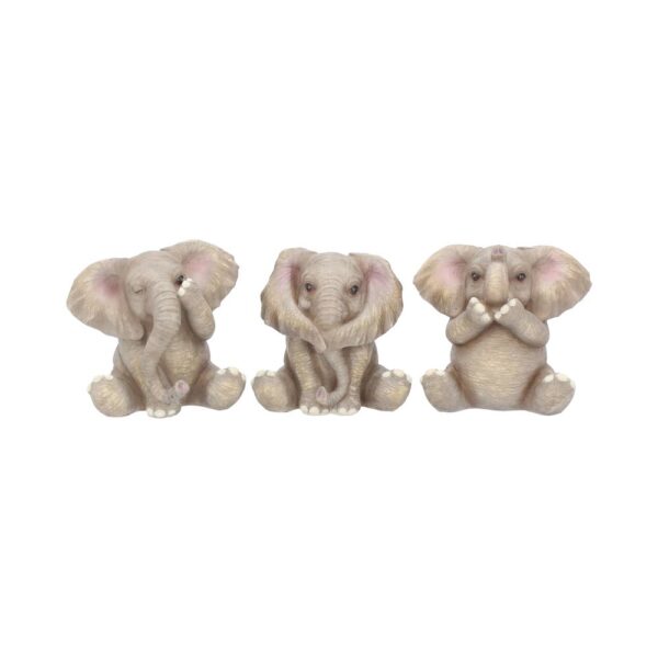 Three Wise Baby Elephants