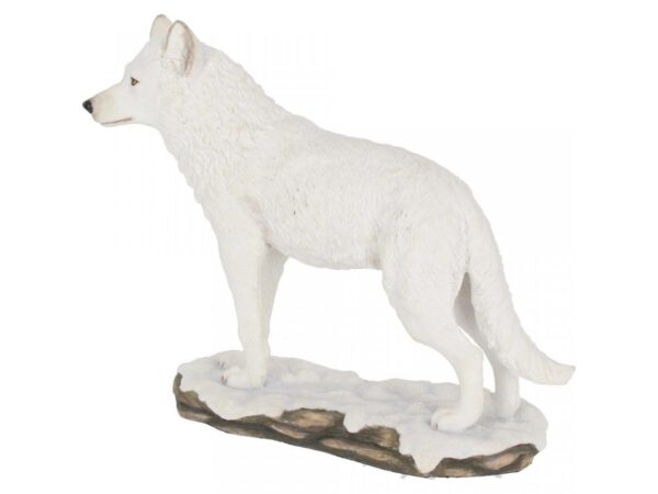 Winter Spirit Wolf Figure