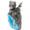 Nest Guardian Dragon Blue Figure Geode