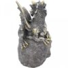 Nest Guardian Dragon Blue Figure Geode