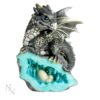 Nest Guardian Dragon Blue Figure Geode