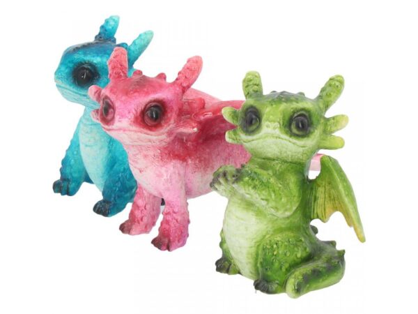 Three Tiny Dragon Figures