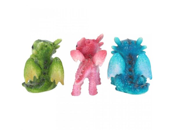 Three Tiny Dragon Figures