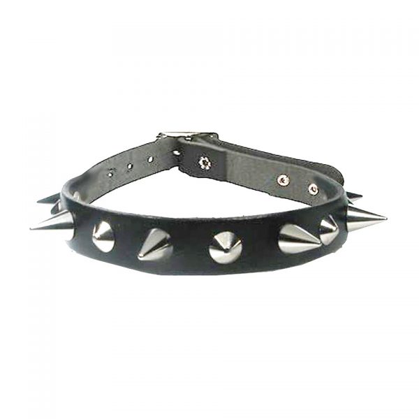 1 Row Multi Conical Studded Piked Choker Bullet 69