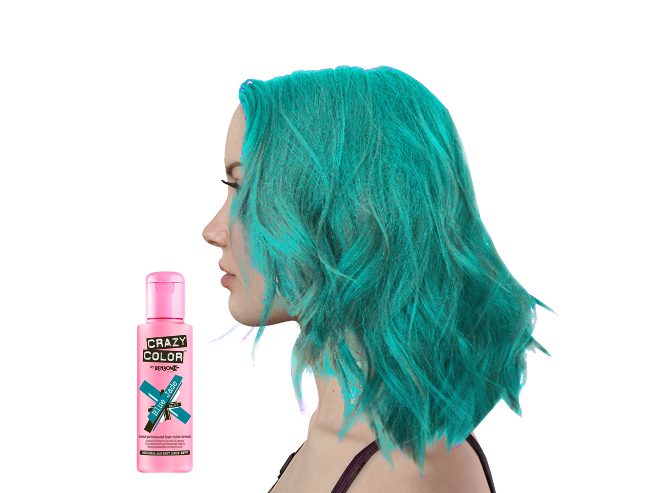1. Crazy Color Blue Jade Hair Dye - wide 2