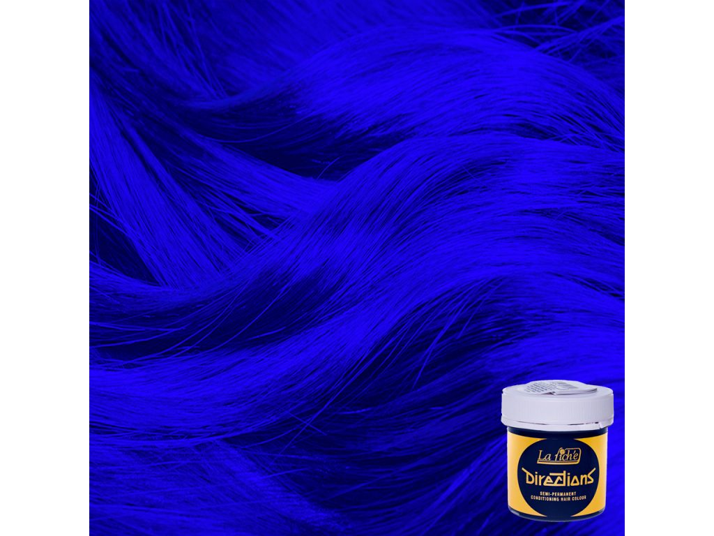 6. Neon Blue Hair Dye on Unbleached Hair - wide 2