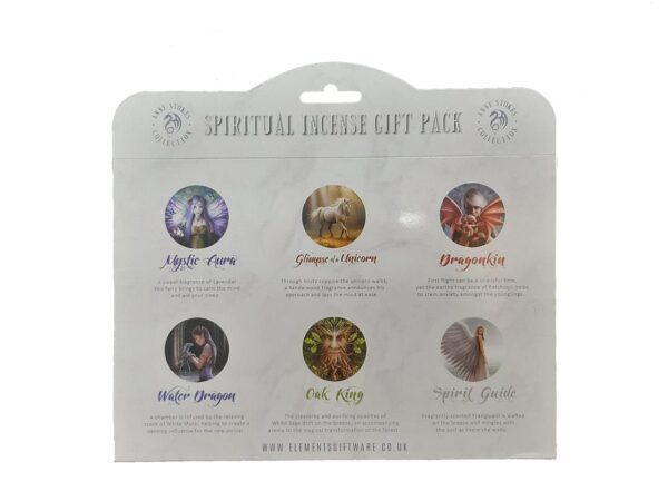 Spiritual Incense Stick Gift Pack Anne Stokes Fairy Dragon Angel Unicorn