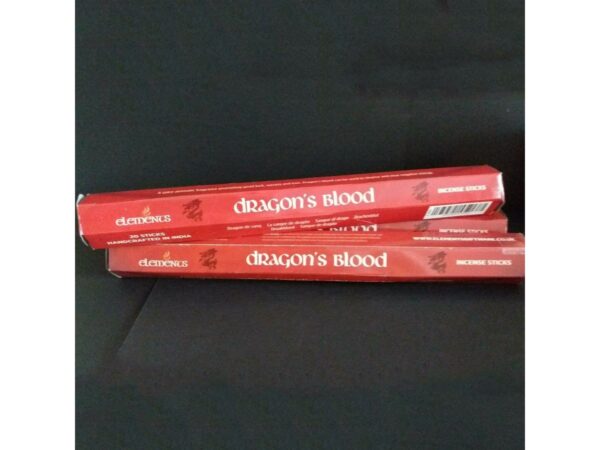 Elements Dragon's Blood Incense Sticks Cleansing Love Money Good Luck Success