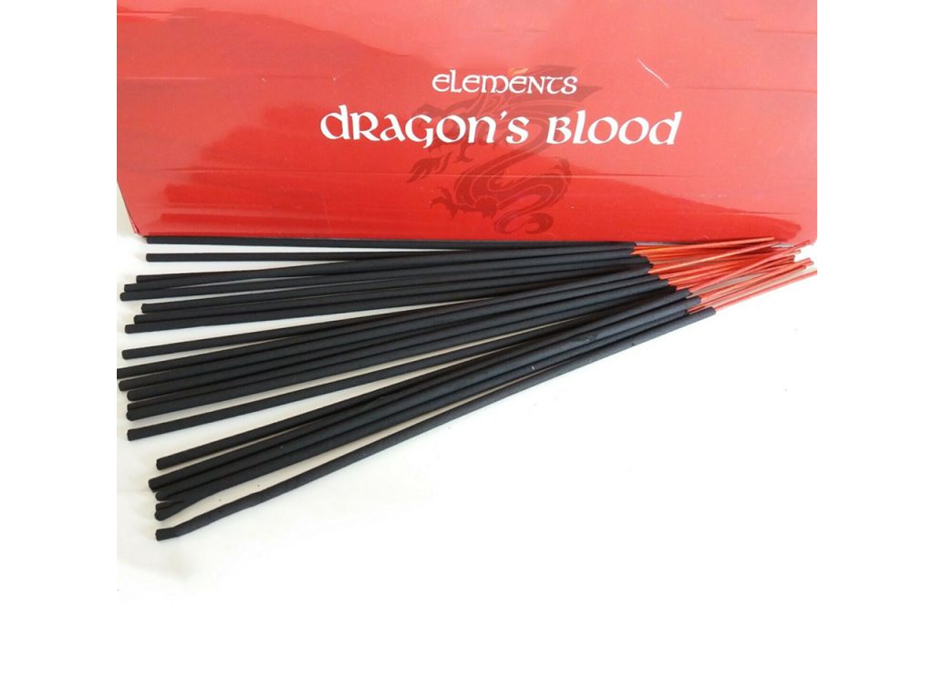 Elements Dragon's Blood Incense Sticks Cleansing Love Money Good Luck Success