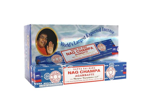 Satya Nag Champa Boxed Incense Sticks Cleansing Aromatherapy Fragrance Aroma