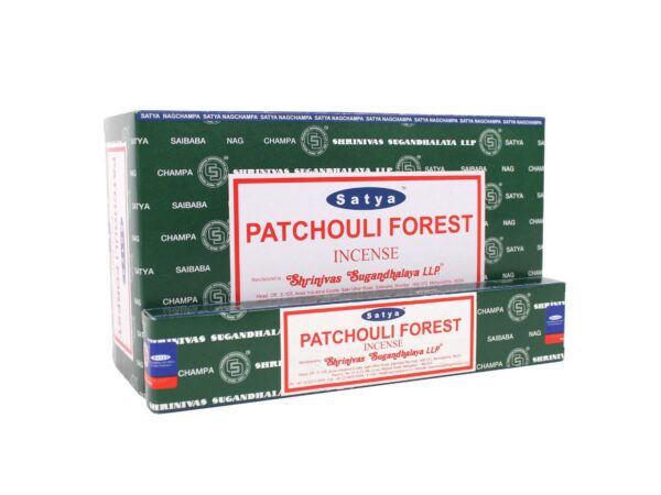 Satya Patchouli Forest Boxed Incense Sticks Cleansing Aromatherapy Fragrance Aroma