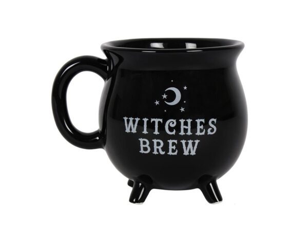 Witches Brew Cauldron Mug Black Magic Witchcraft Wiccan Halloween Potion