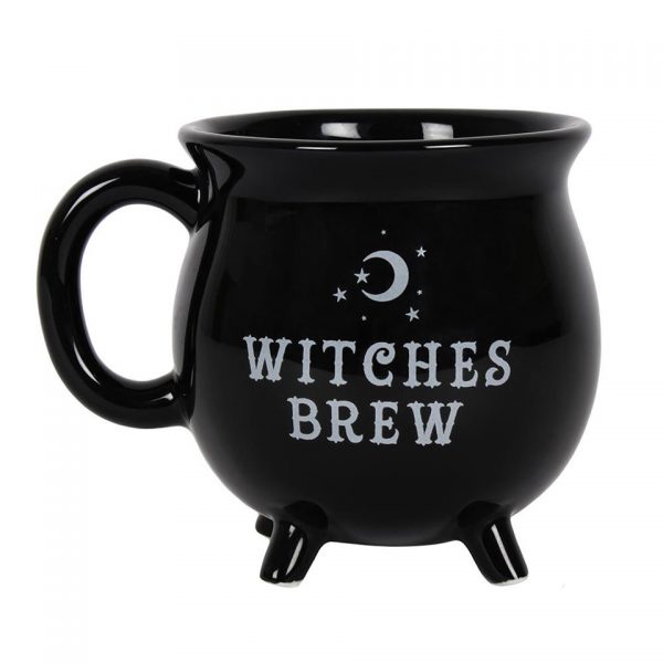 Witches Brew Cauldron Mug Black Magic Witchcraft Wiccan Halloween Potion
