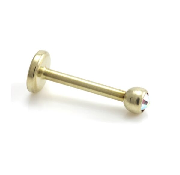 Titanium Gemmed Labret (1.2) - Image 2