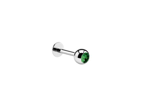 Gemmed Titanium Labret Sparkle Jewel Body Jewellery Piercing
