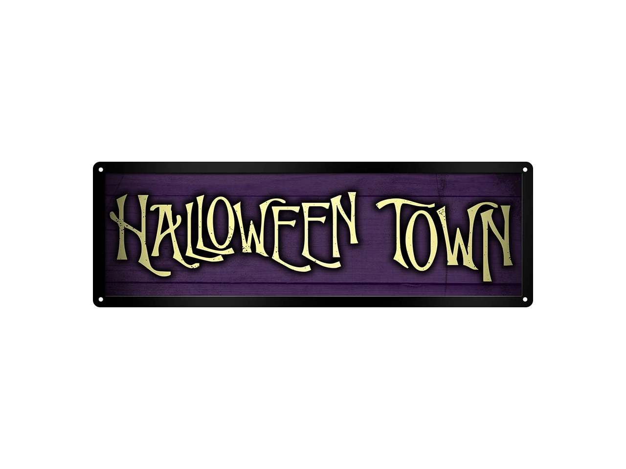 Slim Tin Sign Grindstore Wall Piece Iconic Movie Film Show Nightmare Before Christmas Halloween Town