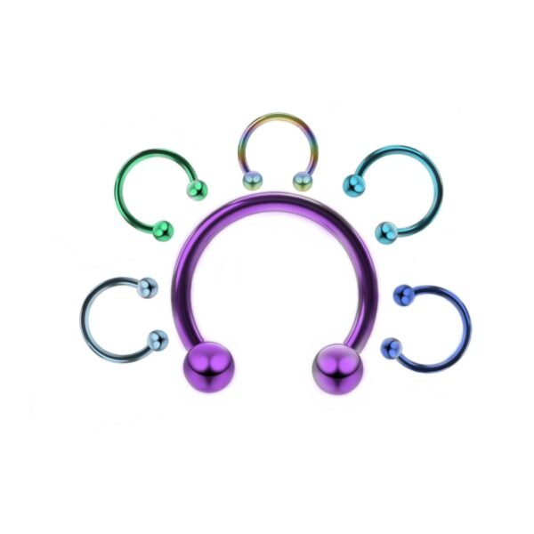 Annodised 1.2 Titanium Circular Barbell