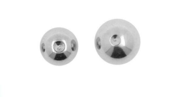 Highly Polished Titanium Dimple Balls  