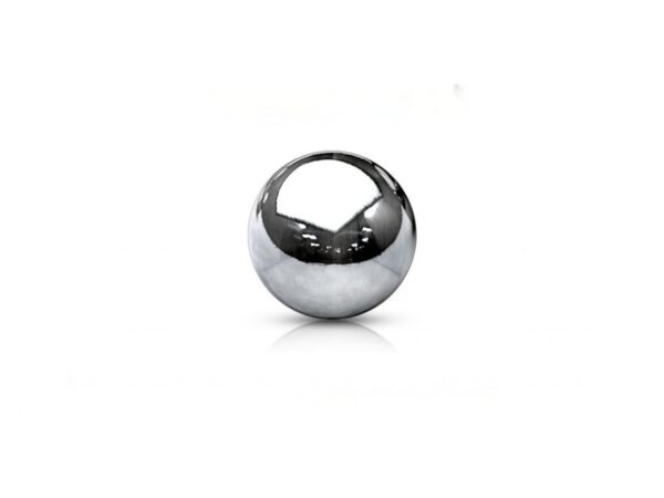 Highly Polished Silver Plain Ball Attachment Screw Thread Balls