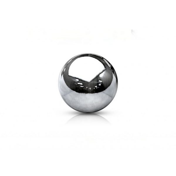 Highly Polished Silver Plain Ball Attachment Screw Thread Balls
