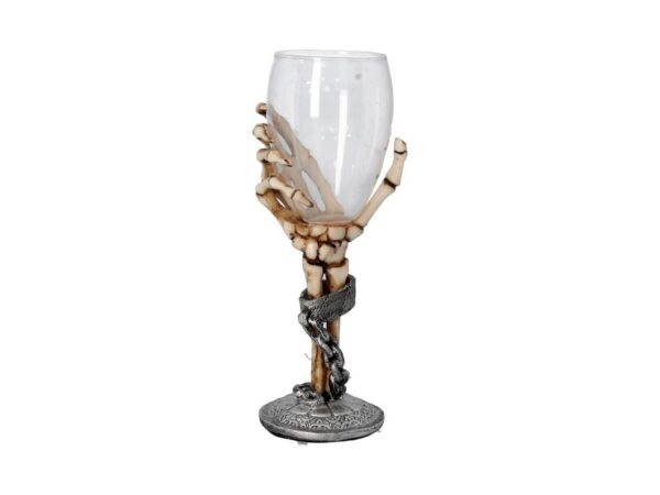 Claw Goblet Skeleton Hand Chain Underworld Abyss Wine Glass Goblet Nemesis Now Kitchenware Drinking Glass