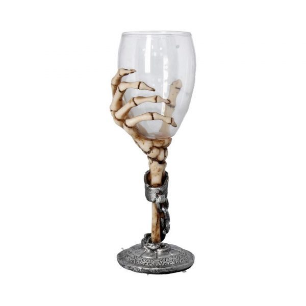 Claw Goblet Skeleton Hand Chain Underworld Abyss Wine Glass Goblet Nemesis Now Kitchenware Drinking Glass