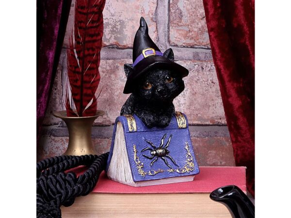 Pocus Cat Nemesis Now Grimoire Spell Book Occult Witchcraft Familiar Spiritual Dark Spirits Figure Magic