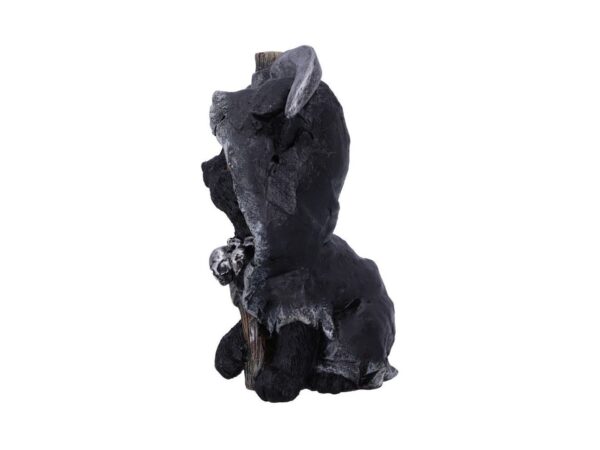 Amara Cat Nemesis Now Shroud Cape Cloak Scythe Chain Skulls Occult Grim Reaper Death Familiar Spiritual Dark Spirits Figure Magic