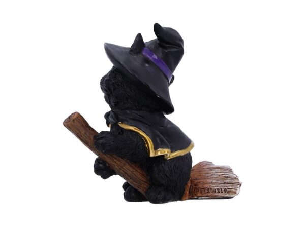 Tabitha Cat Nemesis Now Broom Cape Occult Witchcraft Familiar Spiritual Dark Spirits Figure Magic