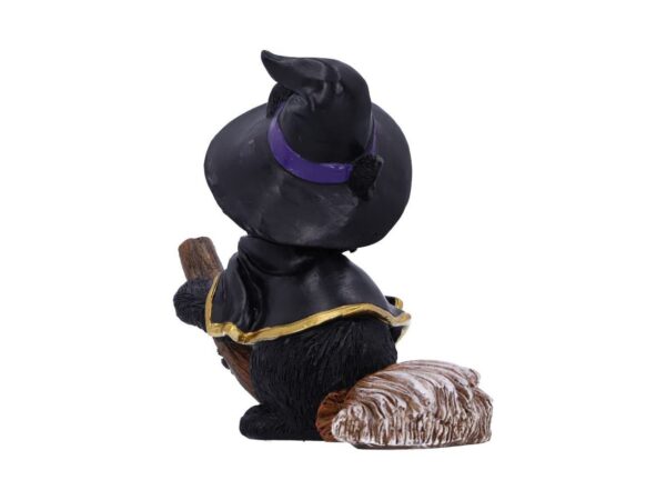 Tabitha Cat Nemesis Now Broom Cape Occult Witchcraft Familiar Spiritual Dark Spirits Figure Magic