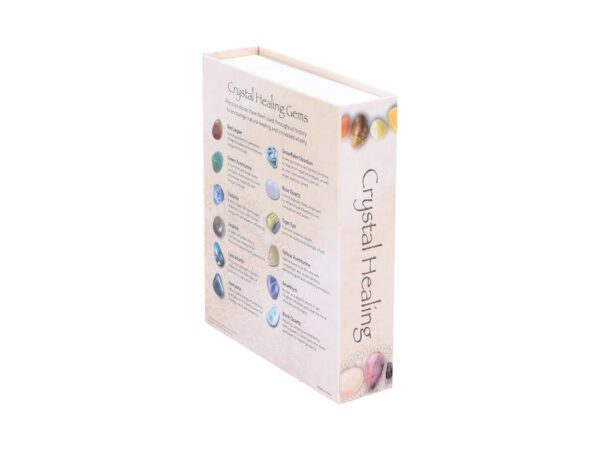 Crystal Healing Set of 12 Gemstones Natural Stone Positivity Spiritual Occult Ouija Nemesis Now Tarot Cards Witch Magic