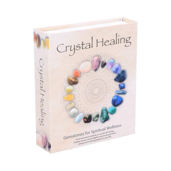 Crystal Healing Set of 12 Gemstones Natural Stone Positivity Spiritual Occult Ouija Nemesis Now Tarot Cards Witch Magic