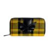 Krampus Yellow Tartan Wallet