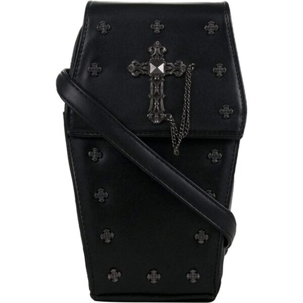 Black Mini Coffin Bag - Image 2