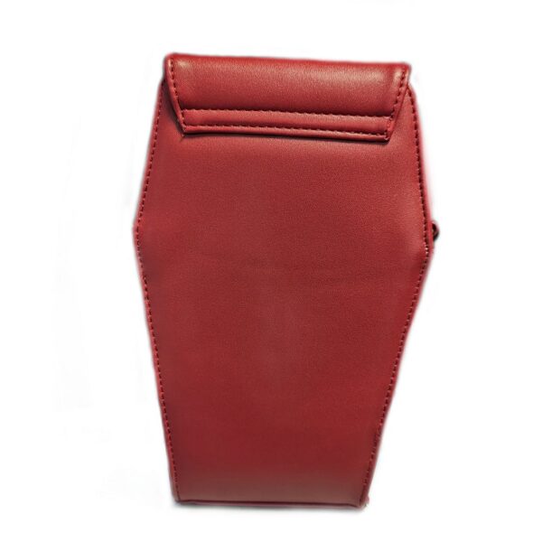 Red Mini Coffin Bag - Image 3