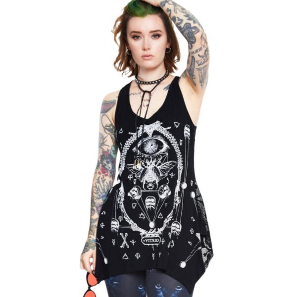 Vitriol Skull Mesh Vest