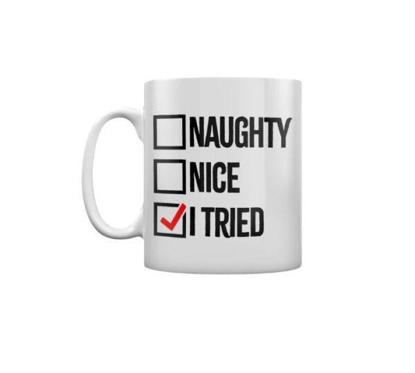 I Tried Christmas Mug