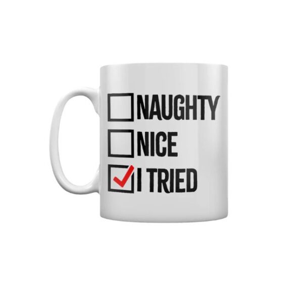 I Tried Christmas Mug