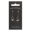 Silver Spider Earrings