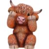 Three Wise Highland Cows - Image 3
