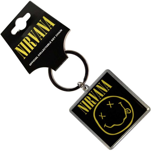 Nirvana Smiley Keychain