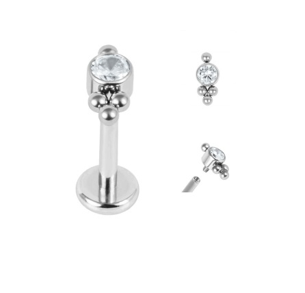 Titanium Couture Labrets (1.2)